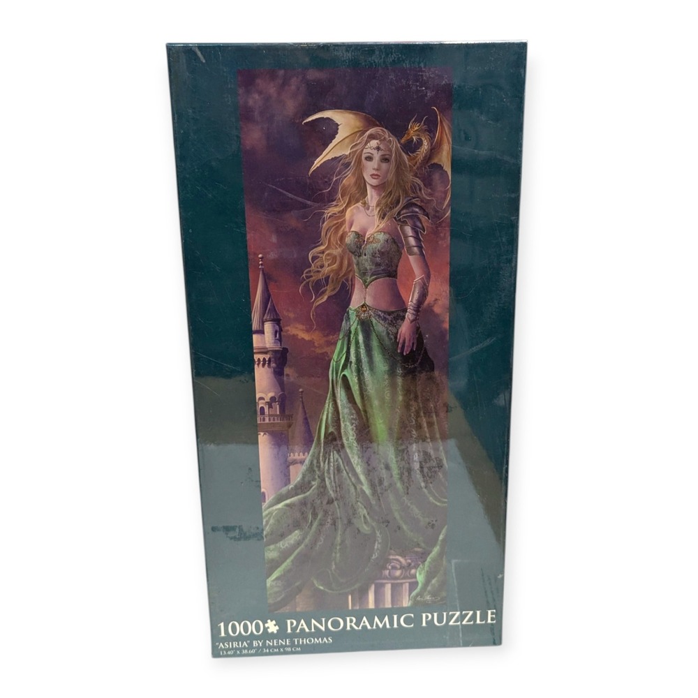 Nene Thomas‎ Asiria 1000 Piece Panoramic Puzzle Fantasy Dragon Art New Sealed